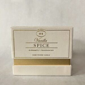 DW Home Fine Quality No. 04 Vanilla Spice Candle 11 oz in Gift Box Holiday Scent